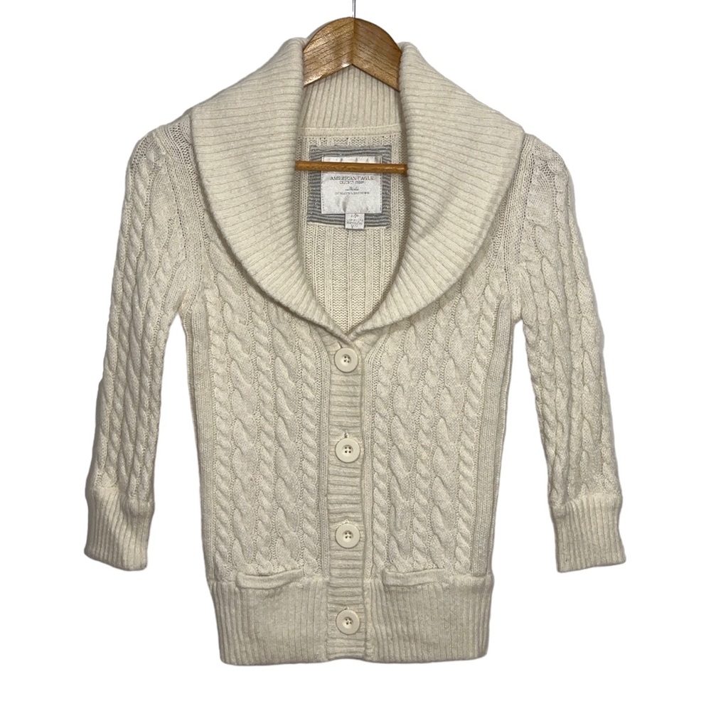 American Eagle Alpaca Angora Rabbit Hair Cardigan Sweater